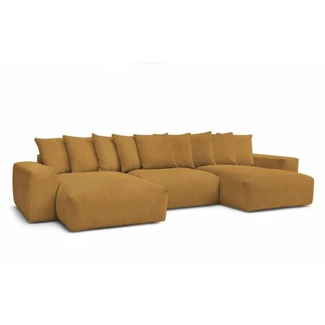 Canapé Panoramique Convertible BOBOCHIC - Canapé Panoramique Convertible Coffre Ultra Moelleux VOLTAIRE Panoramique Jaune 4 Canapé Panoramique Convertible BOBOCHIC - Canapé Panoramique Convertible Coffre Ultra Moelleux VOLTAIRE Panoramique Jaune – Image 2