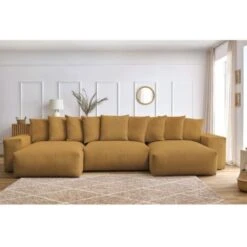 Canapé Panoramique Convertible BOBOCHIC - Canapé Panoramique Convertible Coffre Ultra Moelleux VOLTAIRE Panoramique Jaune 10 Canapé Panoramique Convertible BOBOCHIC - Canapé Panoramique Convertible Coffre Ultra Moelleux VOLTAIRE Panoramique Jaune -VIDAXL || Songmics Soldes 100258985 4