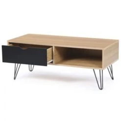 Table Basse Vintage NOEMI Bois Pied épingle -VIDAXL || Songmics Soldes 13602132 3