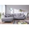 Lena - Canapé D'angle Gauche Convertible - 5 Places - Gris Clair - Style Scandinave -VIDAXL || Songmics Soldes 14007506 1