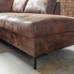 Lilly - Canapé D'angle Panoramique - Style Vintage Industriel - Angle Droit -VIDAXL || Songmics Soldes 14007580 5