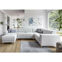 Bella - Canapé D'angle Panoramique XXL En U - Convertible Avec Coffre - Droit -VIDAXL || Songmics Soldes 14007626 2