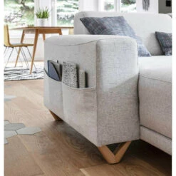 Bella - Canapé D'angle Panoramique XXL En U - Convertible Avec Coffre - Droit -VIDAXL || Songmics Soldes 14007626 5