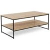 Table Basse Double Plateau 113 Cm DETROIT Design Industriel -VIDAXL || Songmics Soldes 14876273 1