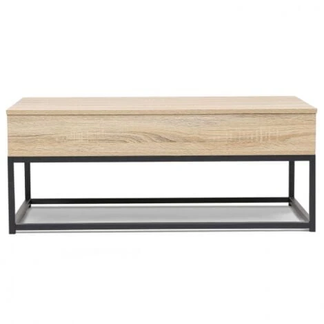 Table Basse Plateau Relevable DETROIT Design Industriel 5 Table Basse Plateau Relevable DETROIT Design Industriel – Image 3