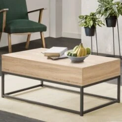 Table Basse Plateau Relevable DETROIT Design Industriel 10 Table Basse Plateau Relevable DETROIT Design Industriel -VIDAXL || Songmics Soldes 15964197 4