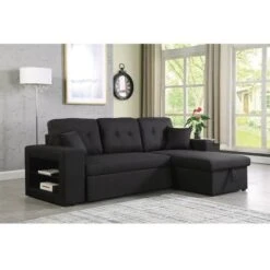 Canapé D'angle Convertible/réversible Axel - 3 Places - Noir 7 Canapé D'angle Convertible/réversible Axel - 3 Places - Noir -VIDAXL || Songmics Soldes 16255743 2