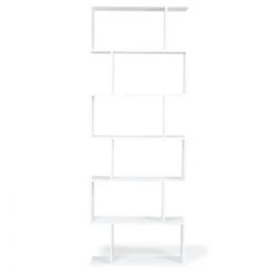 Etagère Bibliothèque SOFIA Forme S Bois Blanc 189 Cm -VIDAXL || Songmics Soldes 16925091 3