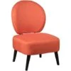 SKALAN - Fauteuil Crapaud Tissu Coloris Corail -VIDAXL || Songmics Soldes 18200219 1