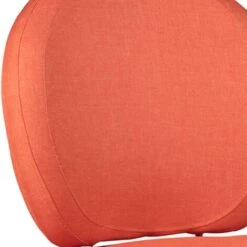 SKALAN - Fauteuil Crapaud Tissu Coloris Corail -VIDAXL || Songmics Soldes 18200219 3