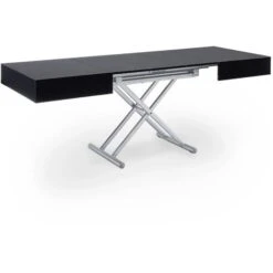CIARA - Table Basse Laquée Noir Relevable Extensible 11 CIARA - Table Basse Laquée Noir Relevable Extensible -VIDAXL || Songmics Soldes 18381923 5