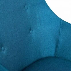 Lot De 2 Fauteuils DANIA Bleu Canard -VIDAXL || Songmics Soldes 18734646 5