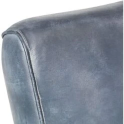 Fauteuil Tube Gris 60x73x77 Cm Cuir Véritable VidaXL -VIDAXL || Songmics Soldes 18763146 4