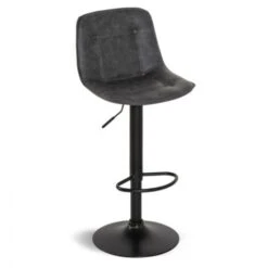 Lot De 4 Tabourets De Bar DENVER Gris Vintage 9 Lot De 4 Tabourets De Bar DENVER Gris Vintage -VIDAXL || Songmics Soldes 18777854 3