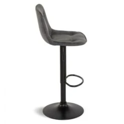 Lot De 4 Tabourets De Bar DENVER Gris Vintage 10 Lot De 4 Tabourets De Bar DENVER Gris Vintage -VIDAXL || Songmics Soldes 18777854 4