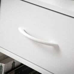 Etagère De Rangement 2 Cases + Tiroir - Calicosy - Blanc -VIDAXL || Songmics Soldes 22164372 4