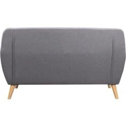 Canapé Fixe Tissu Cody - 145 X 77 X 84 Cm - 2 Places - Gris Clair -VIDAXL || Songmics Soldes 2346065 3