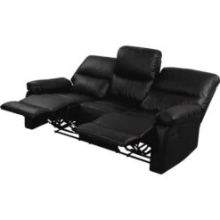 Canapé Relax Lincoln - 197 X 89 X 103 Cm - 3 Places - Noir -VIDAXL || Songmics Soldes 2374378 4
