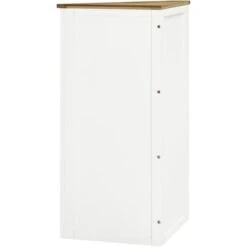 Armoire D'angle 59x36x100 Cm Bois De Chêne Massif VidaXL -VIDAXL || Songmics Soldes 24812346 4