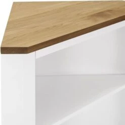 Armoire D'angle 59x36x100 Cm Bois De Chêne Massif VidaXL -VIDAXL || Songmics Soldes 24812346 5