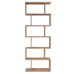Etagère Bibliothèque SOFIA Forme S Bois Façon Hêtre 189 Cm -VIDAXL || Songmics Soldes 25649274 3
