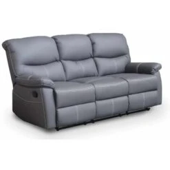 Canapé 3 Places Relax Gris JOEY -VIDAXL || Songmics Soldes 26097355 2