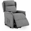 Fauteuil Releveur Relax En Tissu Gris à Commande électrique DARKO -VIDAXL || Songmics Soldes 26097387 1