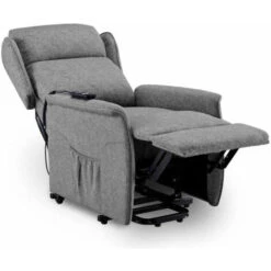 Fauteuil Releveur Relax En Tissu Gris à Commande électrique DARKO -VIDAXL || Songmics Soldes 26097387 2