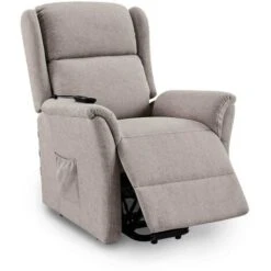 Fauteuil Releveur Relax En Tissu Beige à Commande électrique PETER