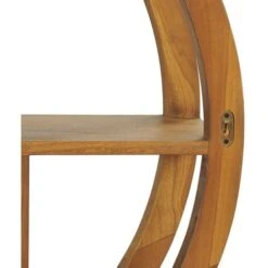 Étagère Murale Yin Yang 80x17,5x80 Cm Bois De Teck Massif VidaXL -VIDAXL || Songmics Soldes 26523033 5
