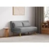 Banquette Convertible 2 Places En Tissu Gris TONKA -VIDAXL || Songmics Soldes 27200861 1