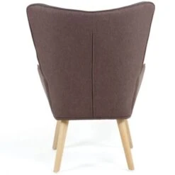 Fauteuil Scandinave IVAR En Tissu Patchwork Multicouleurs Et Imprimé Pied De Poule -VIDAXL || Songmics Soldes 27326590 4