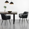 Fauteuil De Salon Birmingham Imitation Velours 79x56x54 Cm Noir [en.casa] -VIDAXL || Songmics Soldes 27572120 1