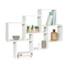 Etagère Murale Double Position LUCAS Blanche -VIDAXL || Songmics Soldes 27644608 1