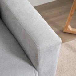 HOMCOM Canapé 2 Places Design Scandinave Dim. 145L X 76l X 88H Cm Pieds Bois Massif Tissu Gris Clair 11 HOMCOM Canapé 2 Places Design Scandinave Dim. 145L X 76l X 88H Cm Pieds Bois Massif Tissu Gris Clair -VIDAXL || Songmics Soldes 27979204 5