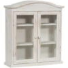 VITRINE EN BOIS FINITION BLANC ANTIQUE L42XPR15XH48 CM STYLE SHABBY -VIDAXL || Songmics Soldes 28088376 1