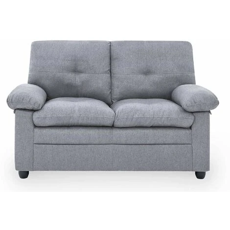 Ensemble Canapés 3+2 Places En Tissu Gris Clair FENIX 6 Ensemble Canapés 3+2 Places En Tissu Gris Clair FENIX – Image 4