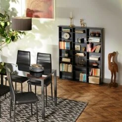 Étagère Bibliothèque Stevie 105,5x19x136,5cm - Etagere Pour CD, Meuble Pour CD, Meuble Range Pour CD -VIDAXL || Songmics Soldes 28423917 3