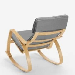 Fauteuil à Bascule Au Design Scandinave Ergonomique Aalborg Couleur: Gris Clair 11 Fauteuil à Bascule Au Design Scandinave Ergonomique Aalborg Couleur: Gris Clair -VIDAXL || Songmics Soldes 28825386 5