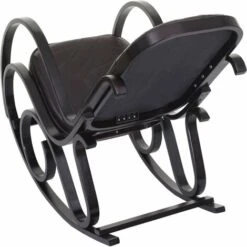 Fauteuil à Bascule Rocking Chair En Bois Noyer Assise En Cuir Patchwork Marron 9 Fauteuil à Bascule Rocking Chair En Bois Noyer Assise En Cuir Patchwork Marron -VIDAXL || Songmics Soldes 29230881 3