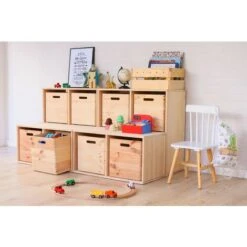 Étagère Modulaire En Pin Massif Dinamic 5 Tablettes -VIDAXL || Songmics Soldes 31955906 5