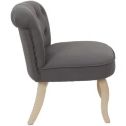Paris Prix - Fauteuil Design Eleonor 64cm Gris -VIDAXL || Songmics Soldes 33674687 3