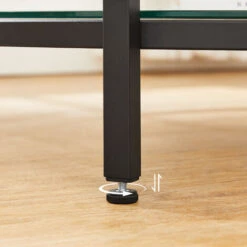 VASAGLE Table Basse, Table De Salon, Table Canapé Apéro, Façon Marbre, Support En Verre Trempé, Facile à Assembler, Pour Salon, Style Moderne, Blanc Marbré Et Noir LCT071B13 Par SONGMICS 10 VASAGLE Table Basse, Table De Salon, Table Canapé Apéro, Façon Marbre, Support En Verre Trempé, Facile à Assembler, Pour Salon, Style Moderne, Blanc Marbré Et Noir LCT071B13 Par SONGMICS -VIDAXL || Songmics Soldes 35654906 4