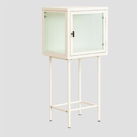 Vitrine Hall En Métal Et Verre Vertal SKLUM Beige Crème 3 Vitrine Hall En Métal Et Verre Vertal SKLUM Beige Crème