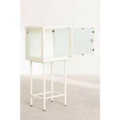 Vitrine Hall En Métal Et Verre Vertal SKLUM Beige Crème 10 Vitrine Hall En Métal Et Verre Vertal SKLUM Beige Crème -VIDAXL || Songmics Soldes 36624428 4