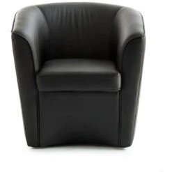 Talamo Italia Chaise Longue Annaluna, Chaise Longue, 100% Made In Italy, Fauteuil Relax En éco-cuir, Cm 70x60h74, Noir, Avec Emballage Renforcé -VIDAXL || Songmics Soldes 37876962 2