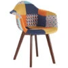 Fauteuil Patchwork Retro Home Deco Factory -VIDAXL || Songmics Soldes 38154174 1