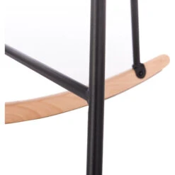 WOLTU Fauteuil à Bascule En Velours. Chaise à Bascule. Fauteuil De Relaxation Avec Pieds En Acier Et Patin En Bois. Crème -VIDAXL || Songmics Soldes 38232901 4