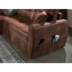 Astoria - Canapé D'angle Réversible - Convertible Avec Coffre - Style Industriel - 4 Places -VIDAXL || Songmics Soldes 39576756 5