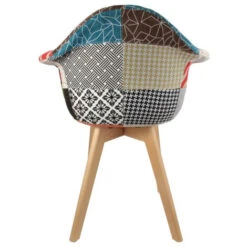 Lot De 2 Fauteuils Patchwork Multicolore Home Deco Factory -VIDAXL || Songmics Soldes 39685315 3